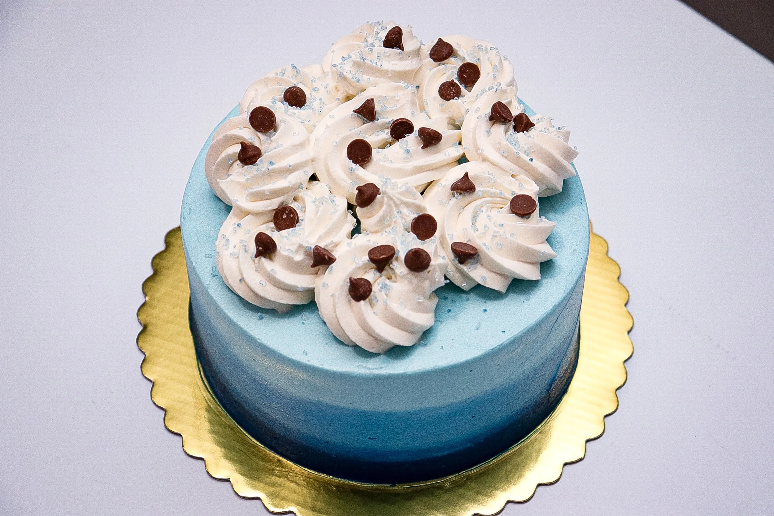 Vegan Carob & Pumpkin Spice Checkerboard Birthday Cake