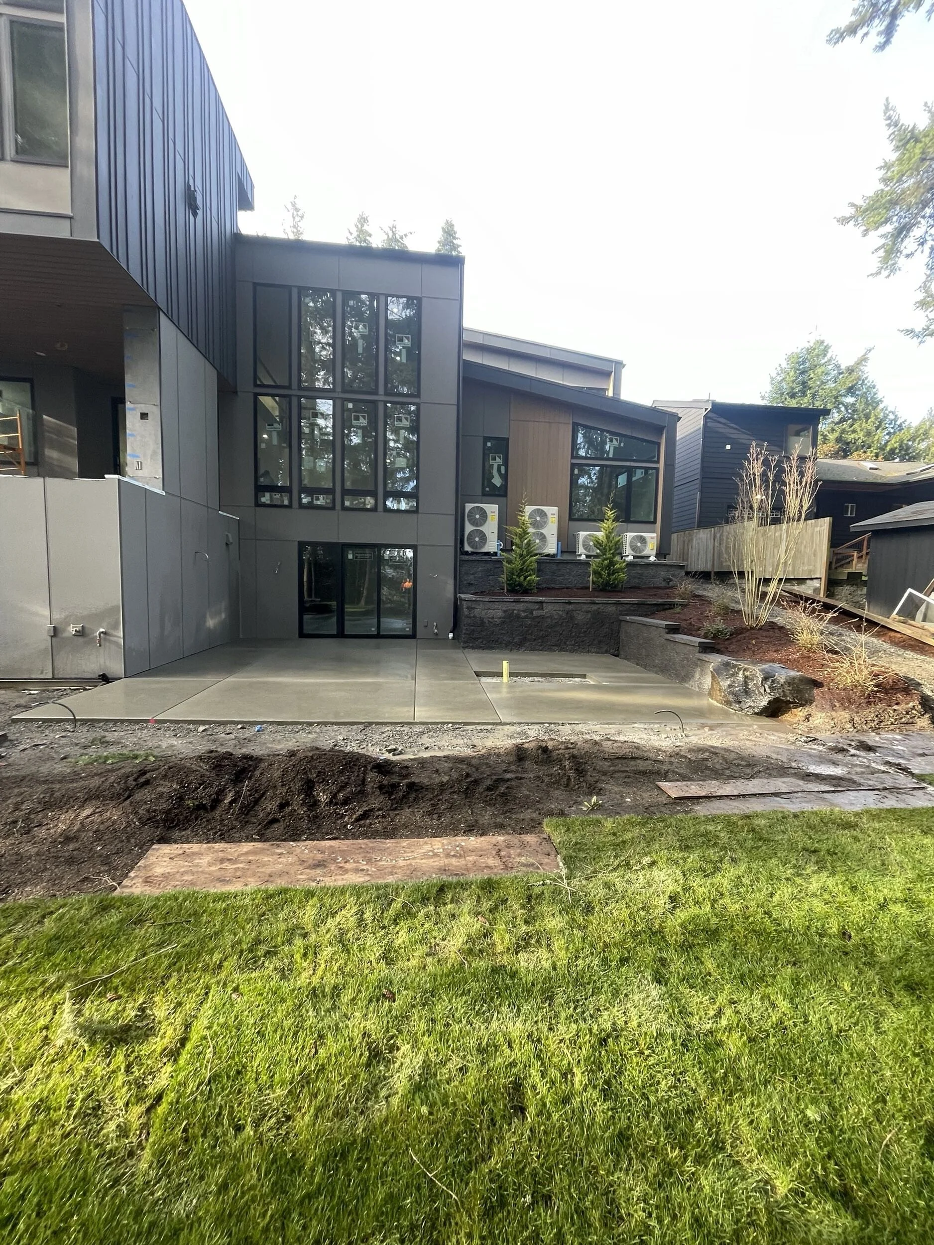 Concrete Patio Sand Finish- Bellevue, WA