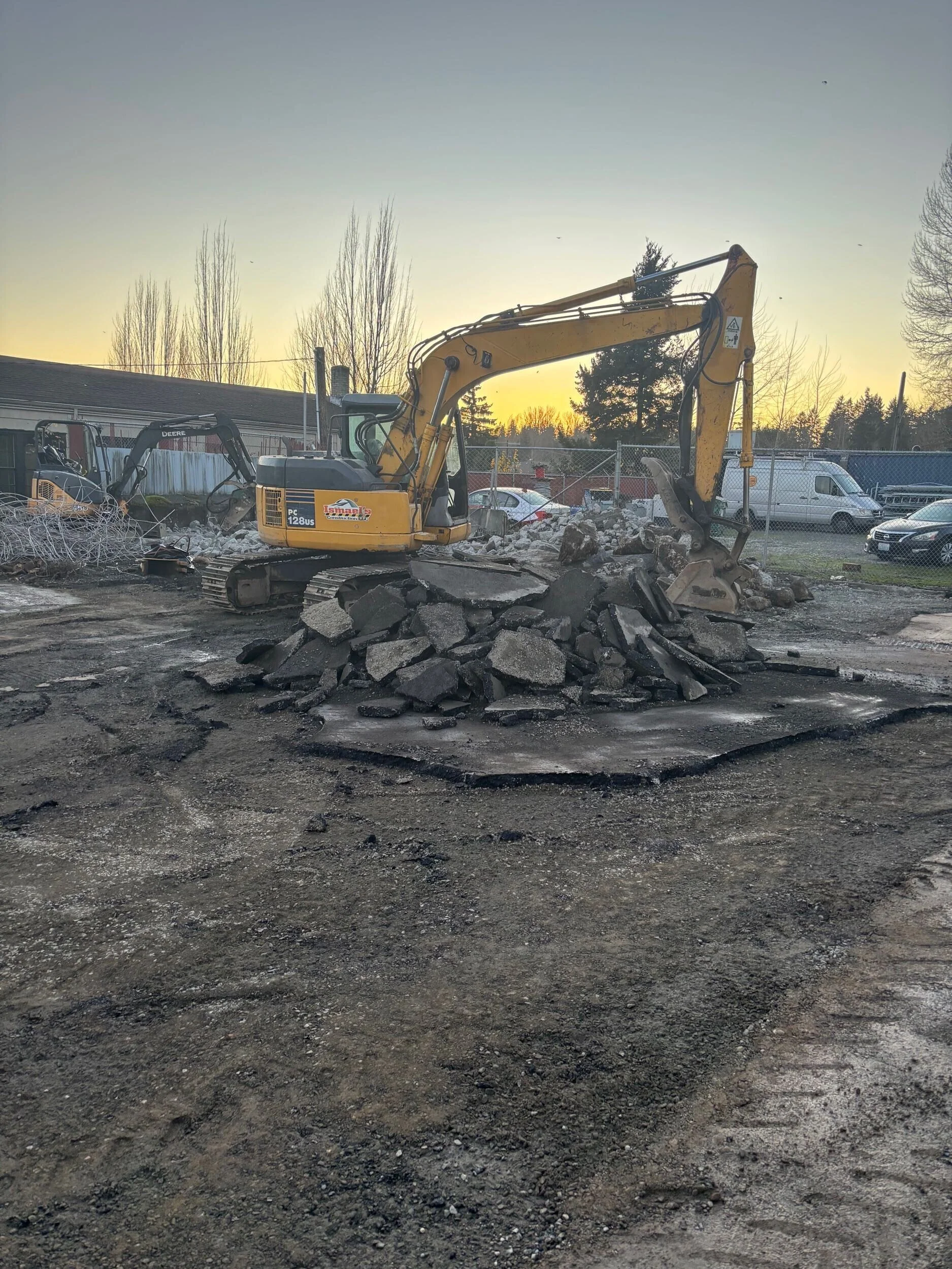 Parking Lot Excavation- Bothell, WA