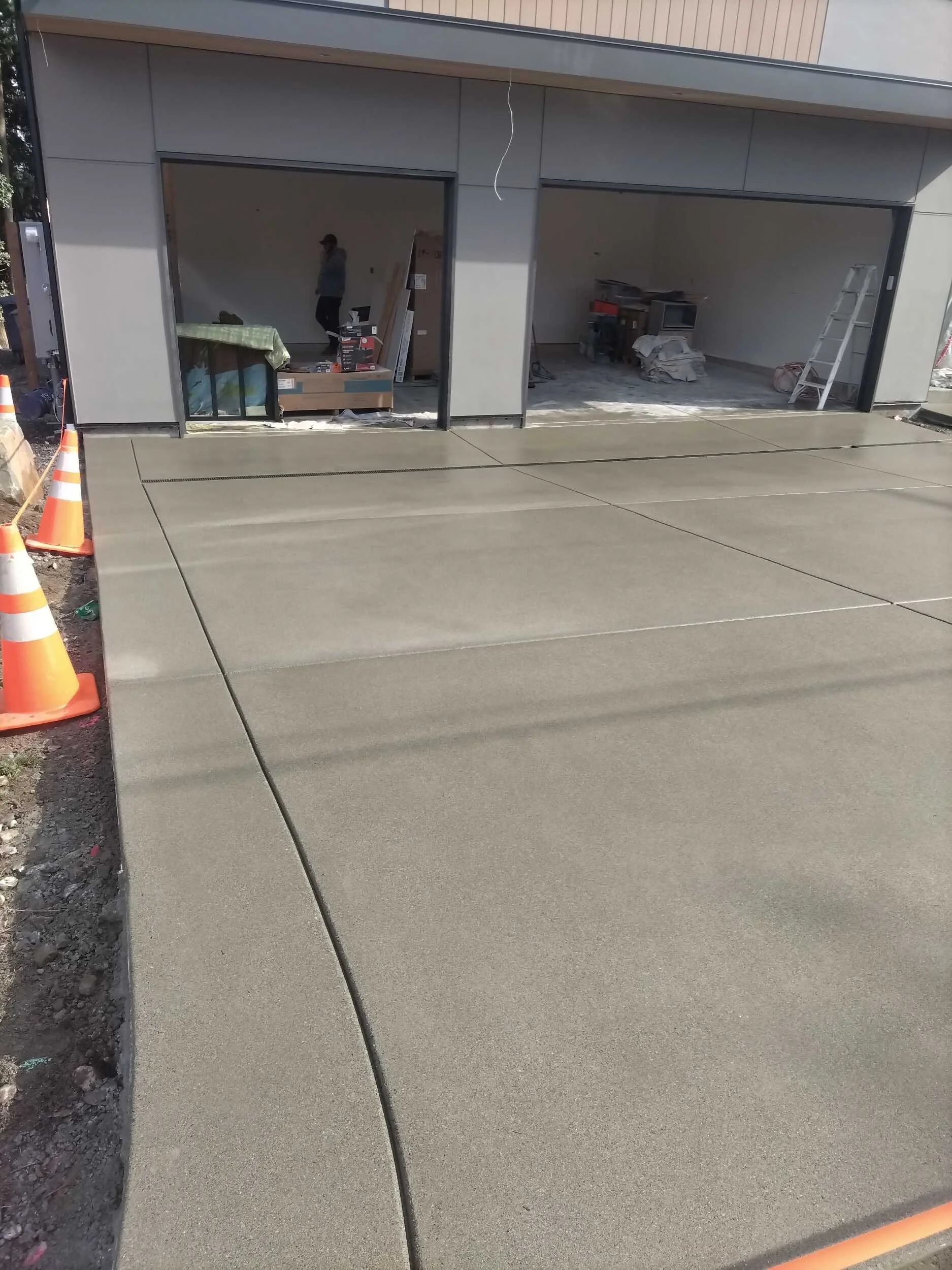 Sand Finish Driveway- Bellevue, WA