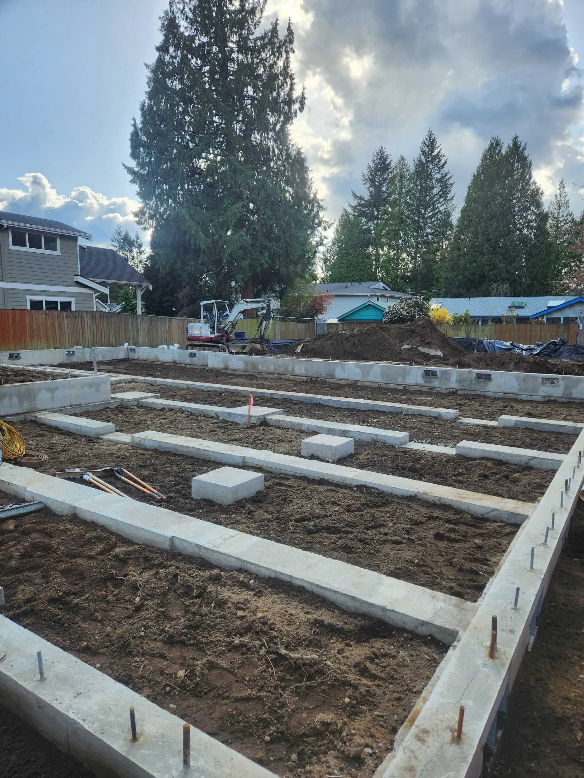 Concrete Stem Wall/ Footing- Kirkland, WA