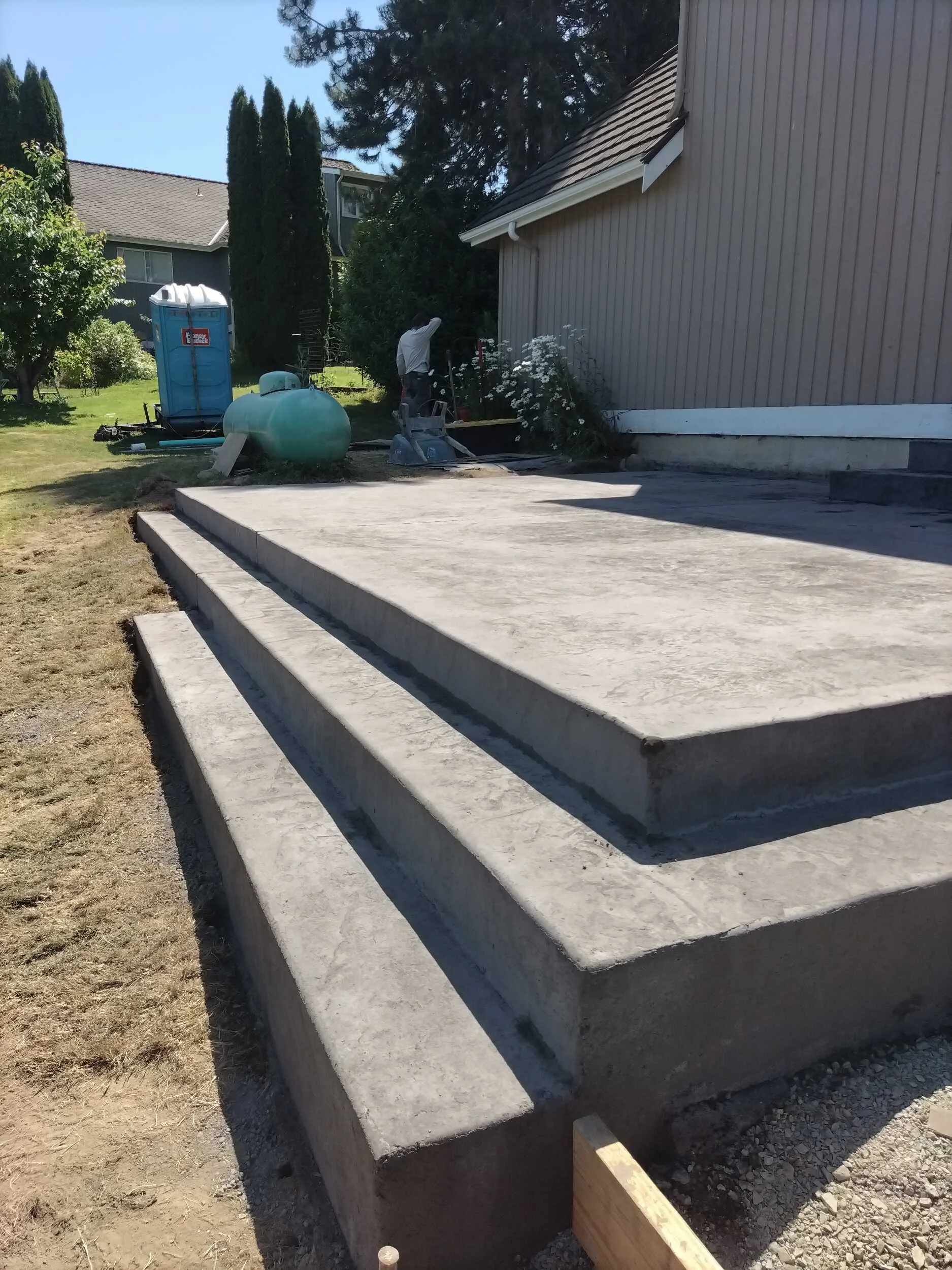 Wedding Cake Custom Steps- Snohomish, WA