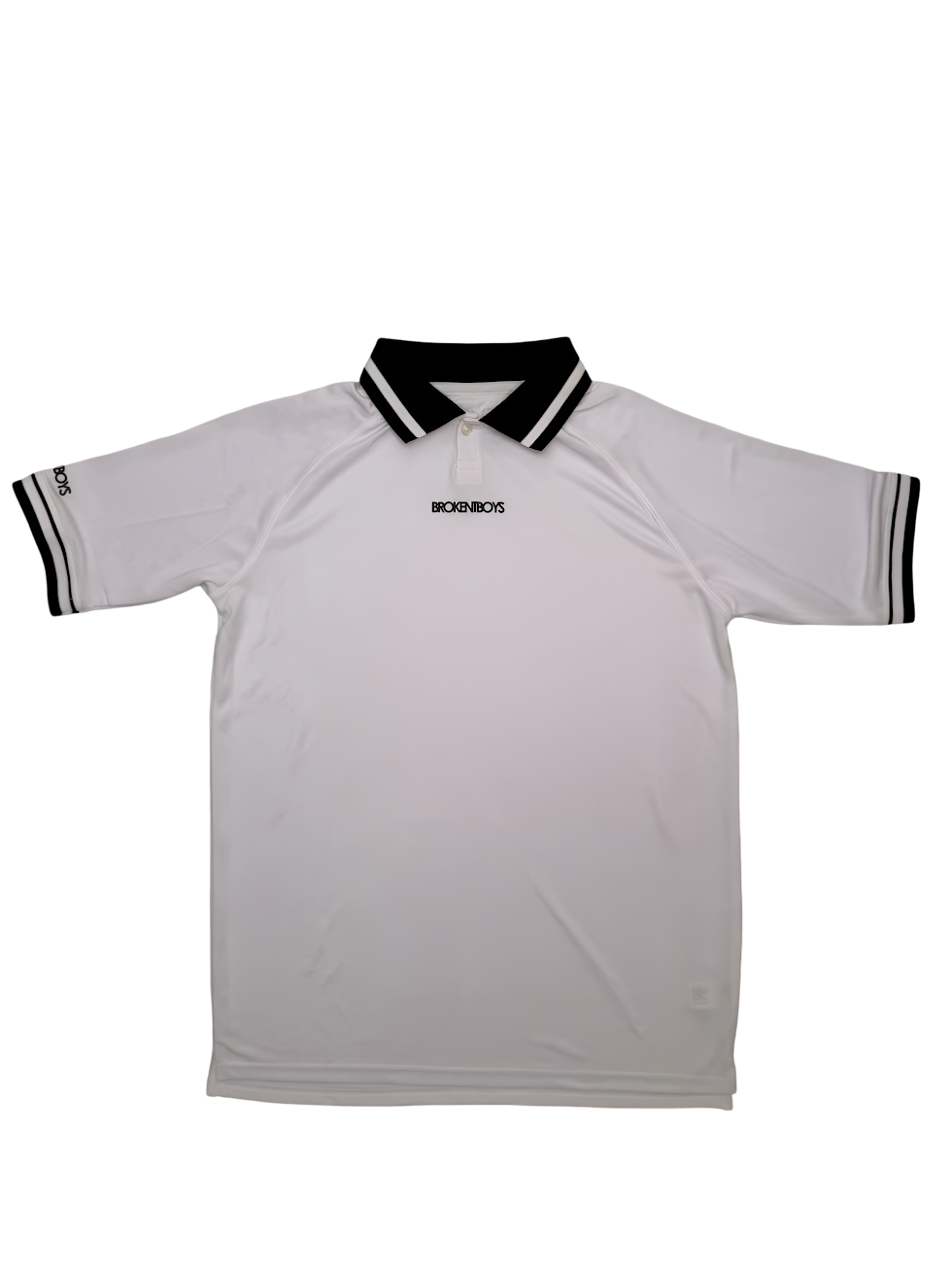 new white btb polo shirt