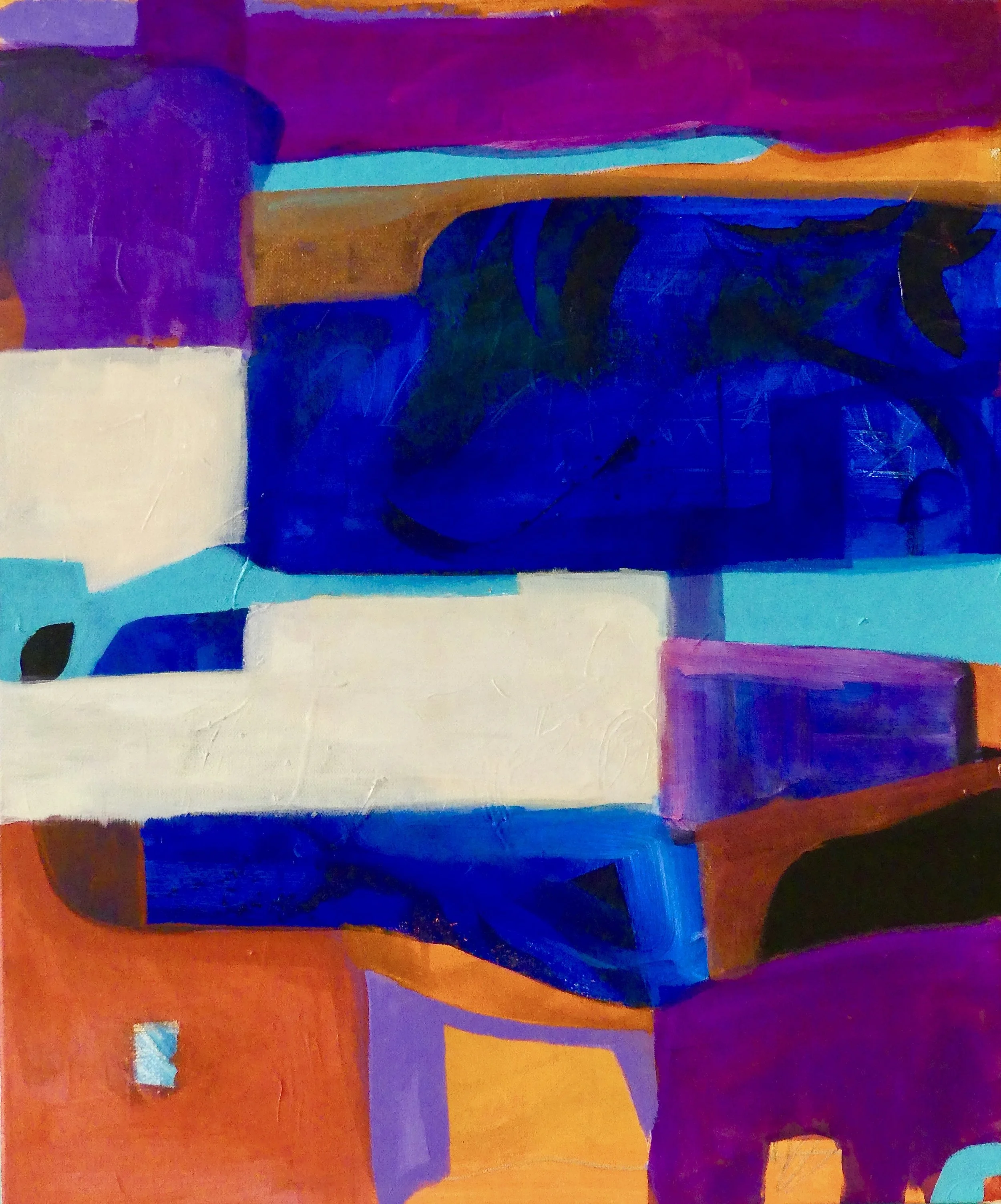 "Don’t Rush the Process." ACRYLIC ON CANVAS 20"X24"X1.5" 2019 