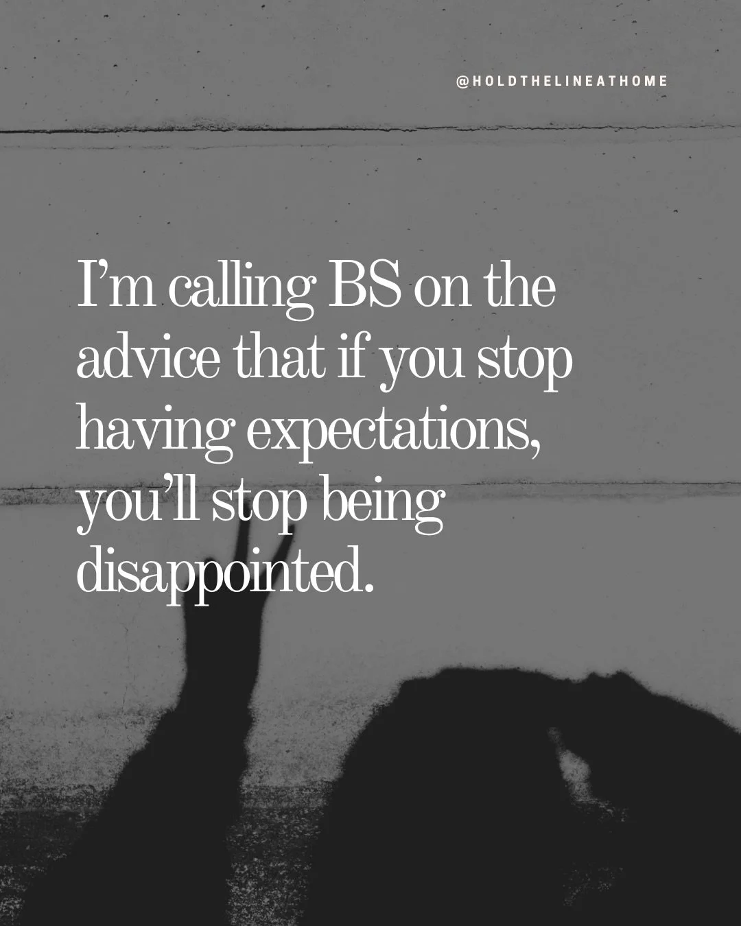 Lowering expectations is more reasonable than pretending you do not have any at all.

In first responder family life, some adjustment is realistic. The schedule is unpredictable. Plans change. Some disappointment comes with the territory.

The proble