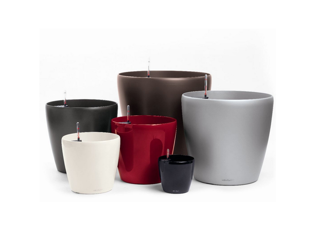 Premium Pots|Lechuza Pots|Self-watering planters engineered for retail performance. Pair with our tropicals for high-margin presentations.