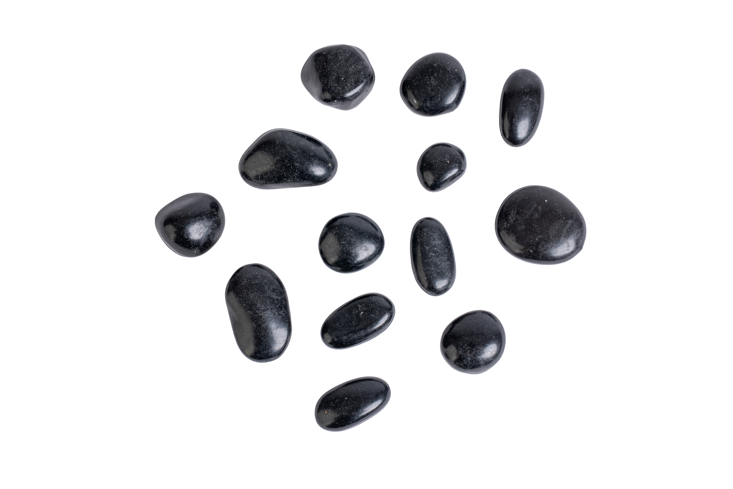 POLYPEBBLES — Small Rocks — White, Tan, Brown, Black, Grey, Terra Cotta