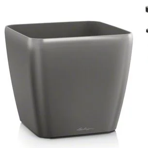QUADRO Square Planter — Black, Charcoal, Espresso, Scarlet Red, Silver, White — 20"
