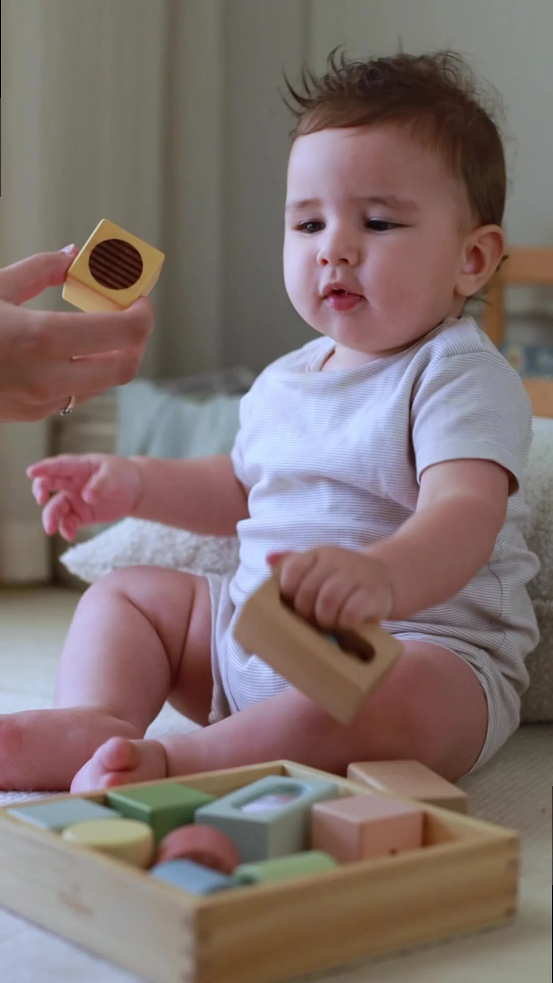 A child at play with a NURIA kit