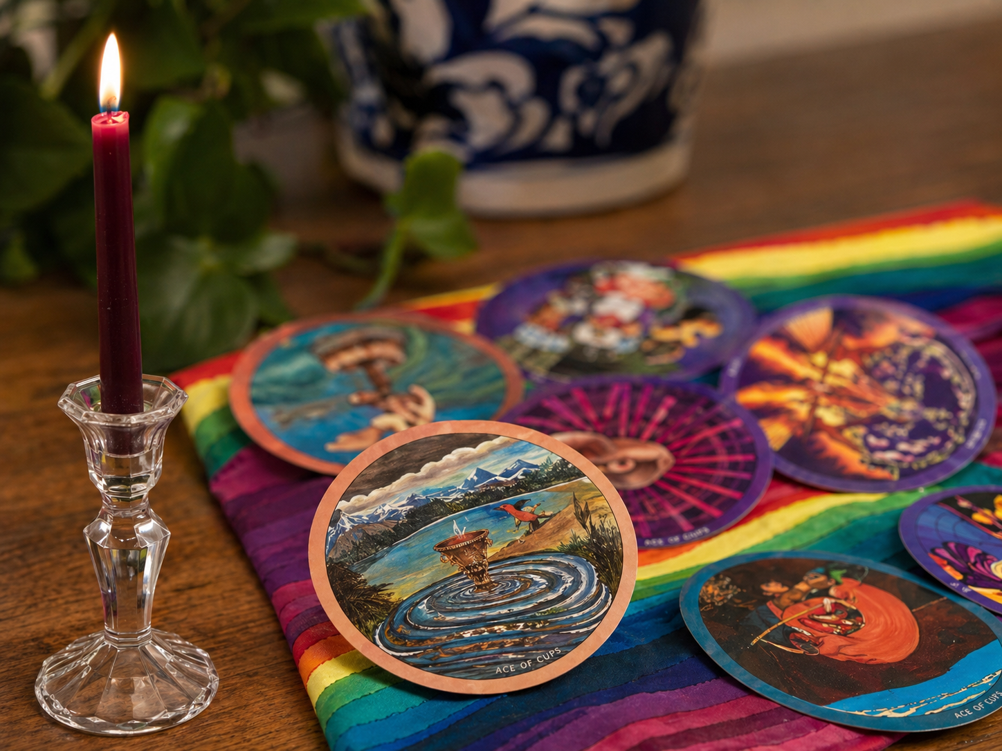 A tarot reading