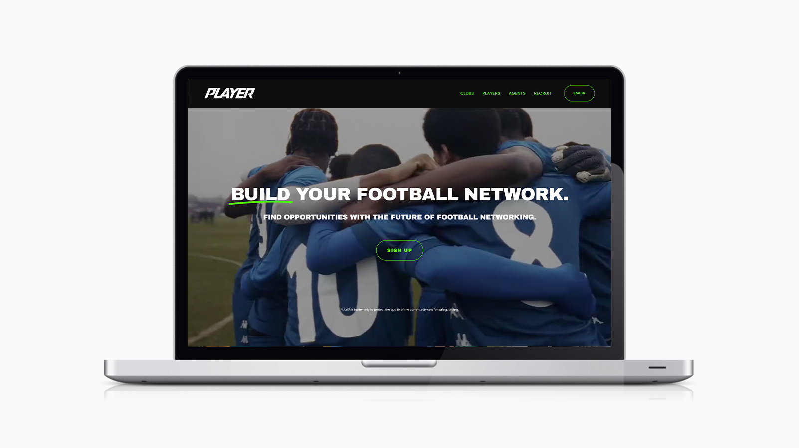 PLAYER Landing Page