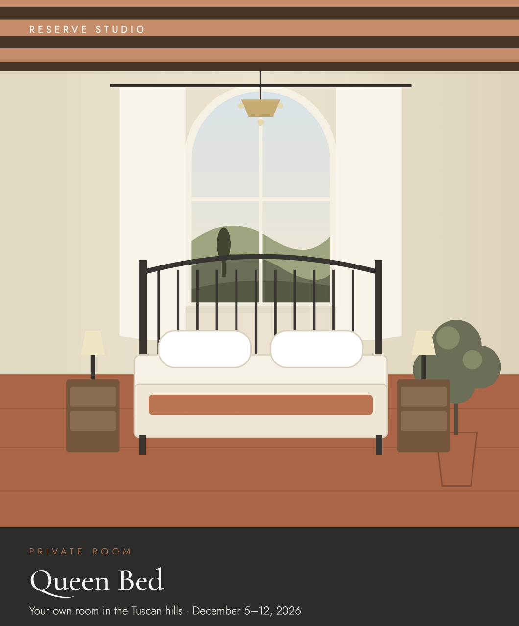 A TUSCANY RETREAT — DECEMBER 5–12, 2026 - Private Room