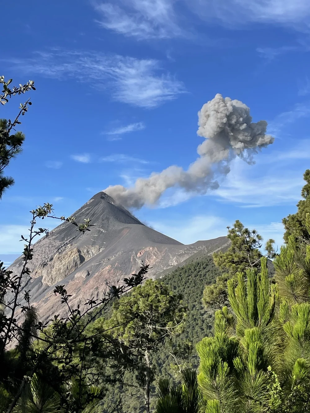 The summit of Acatenango