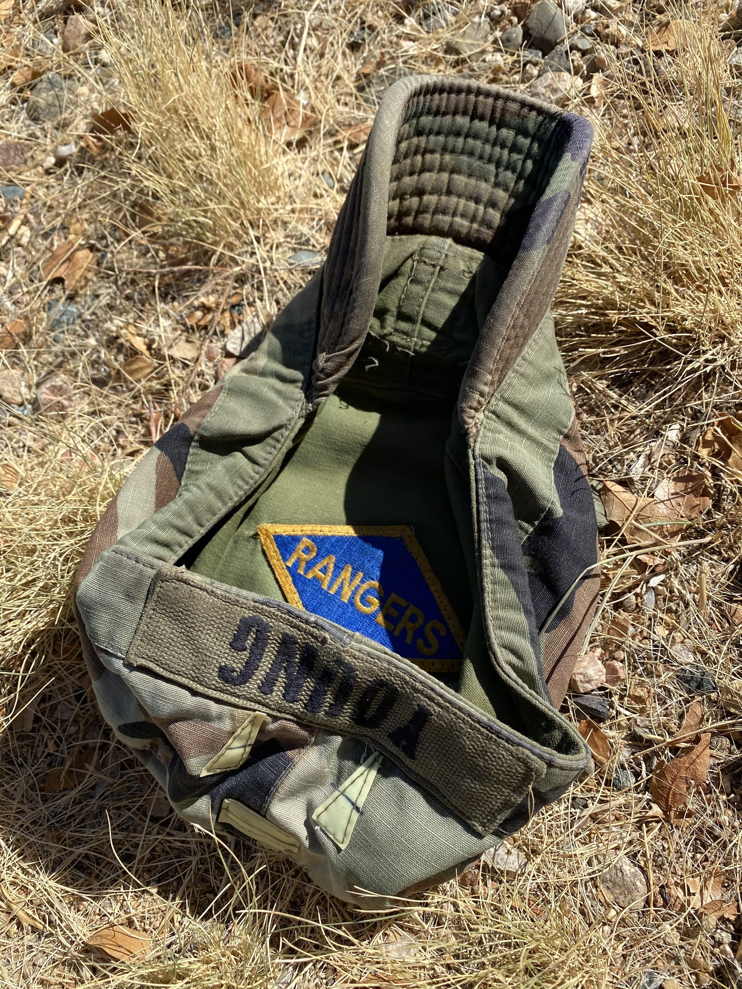 Patrol cap with my “drive on patch.”