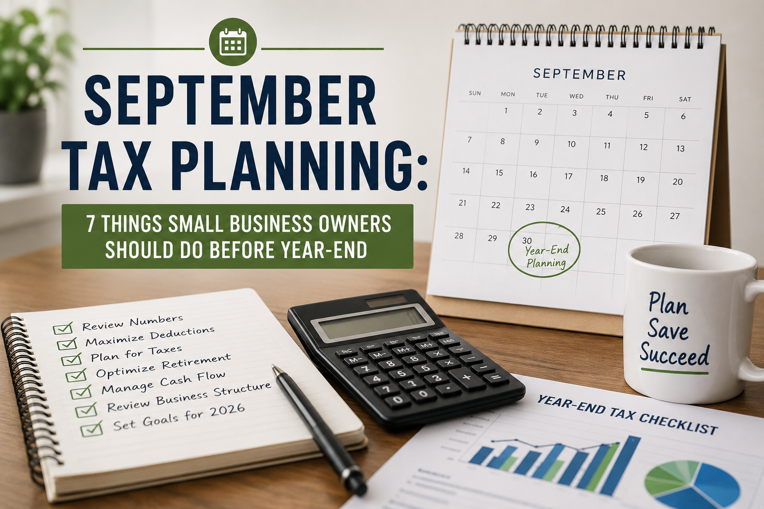 September Tax Planning: 7 Things Small Business Owners Should Do Before Year-End