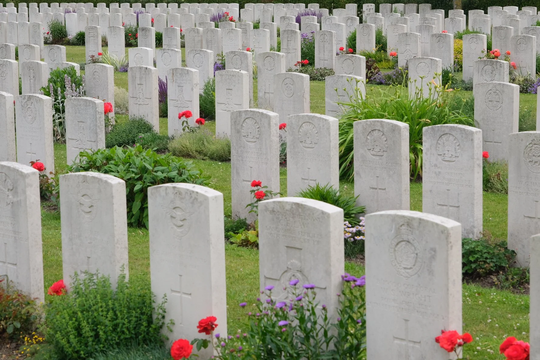 Graven kerkhof van Britse soldaten - Ieper