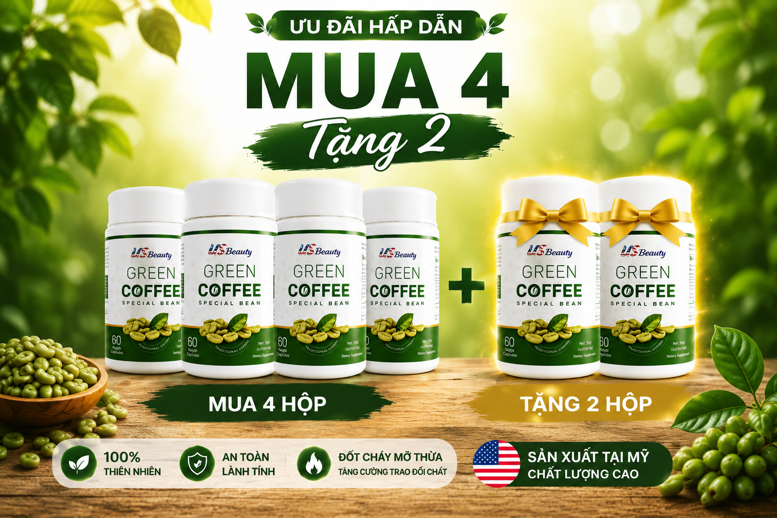 Combo: Mua 4 Tặng 2
