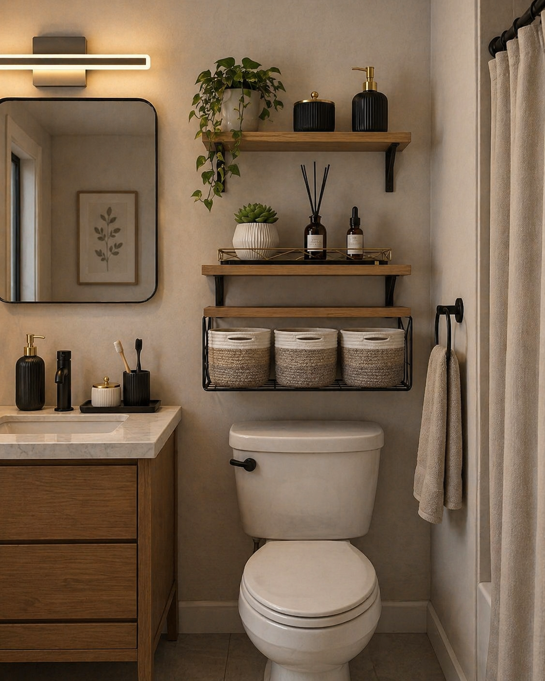small bathroom decor and organization.png