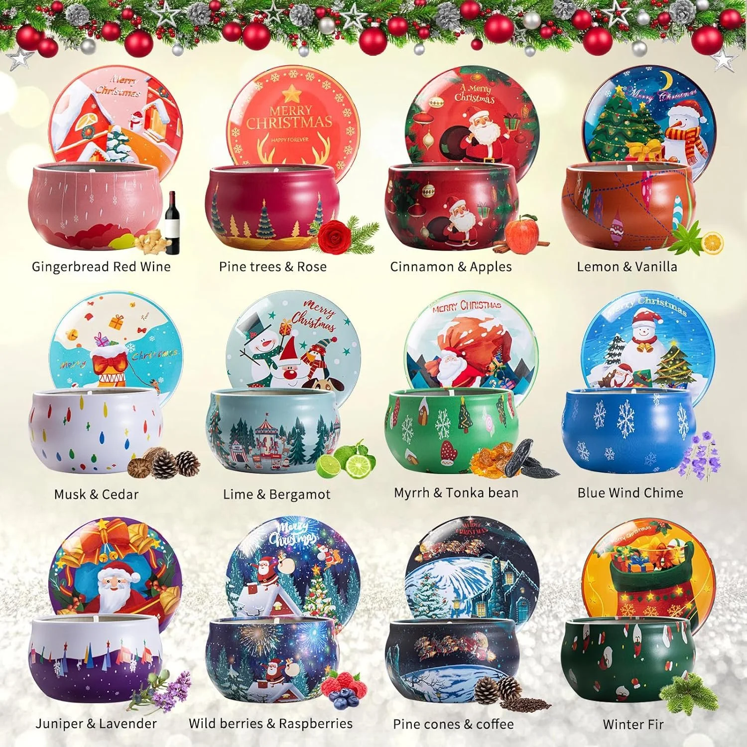 Christmas Scented Candles Set 12 PC.jpg