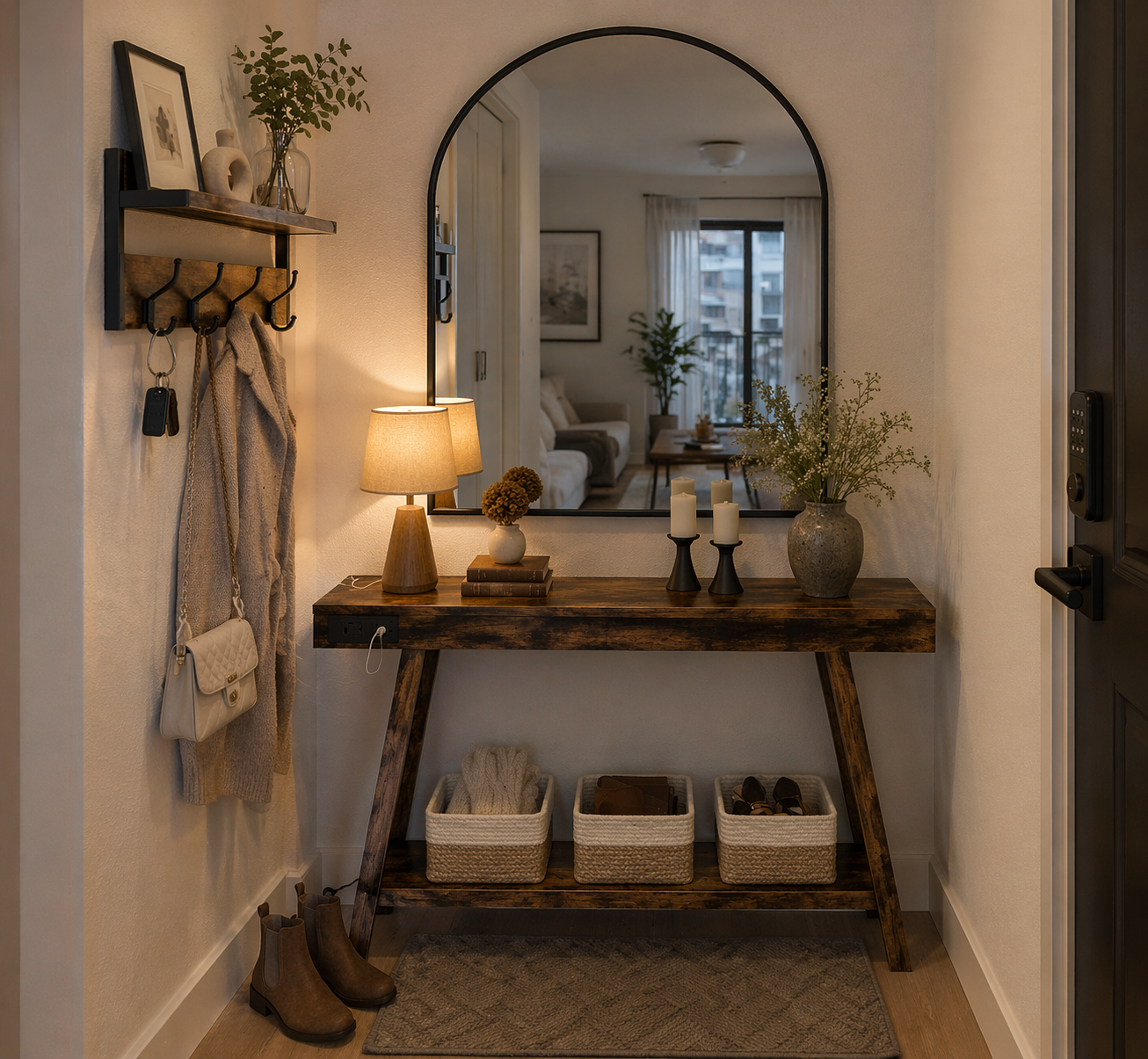 10 Small Entryway Ideas That Actually Solve the Clutter Problem
