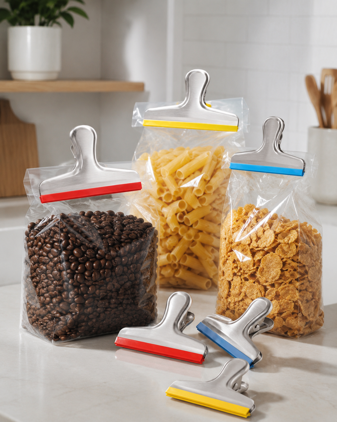 Modern kitchen with food storage bags.png