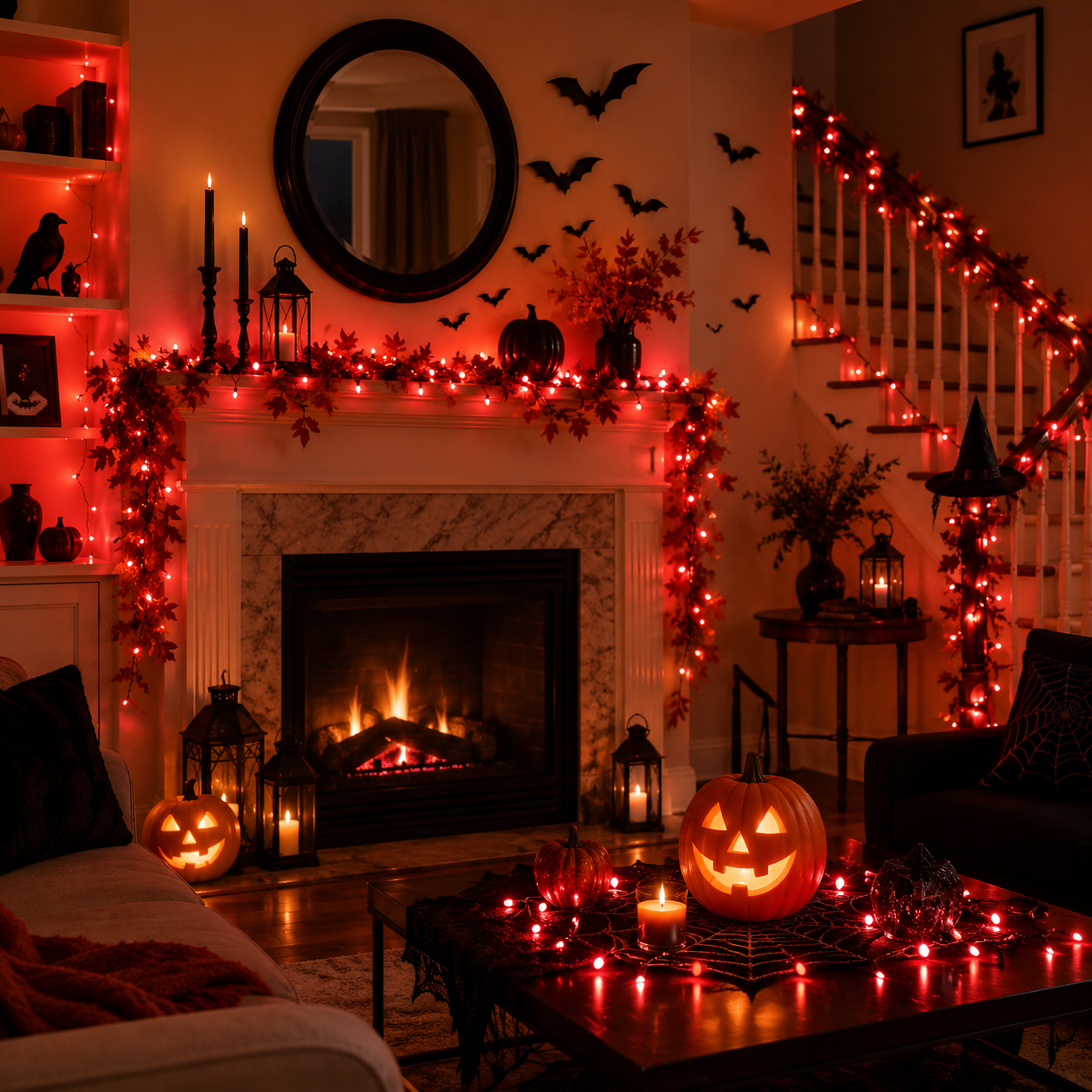 Spooky Halloween living room ambiance.png