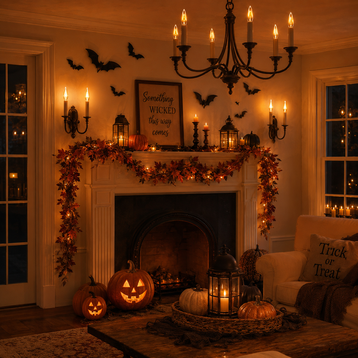 Cozy Halloween living room vignette.png