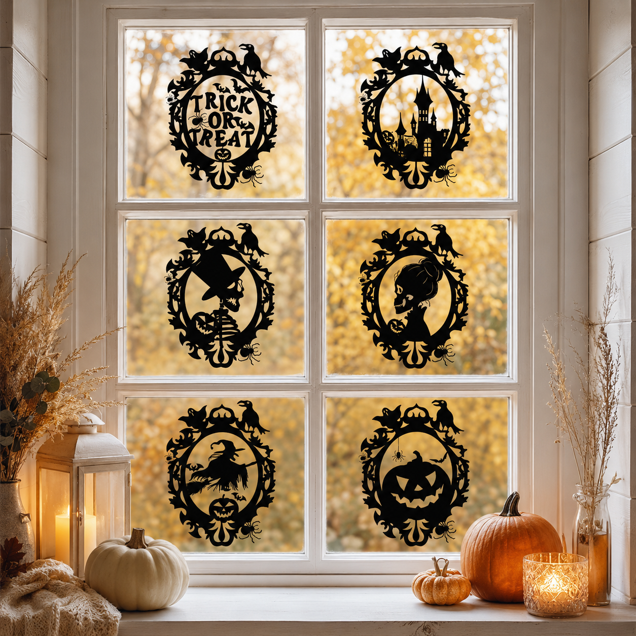 Halloween Wall Decal Haunted House Set.png