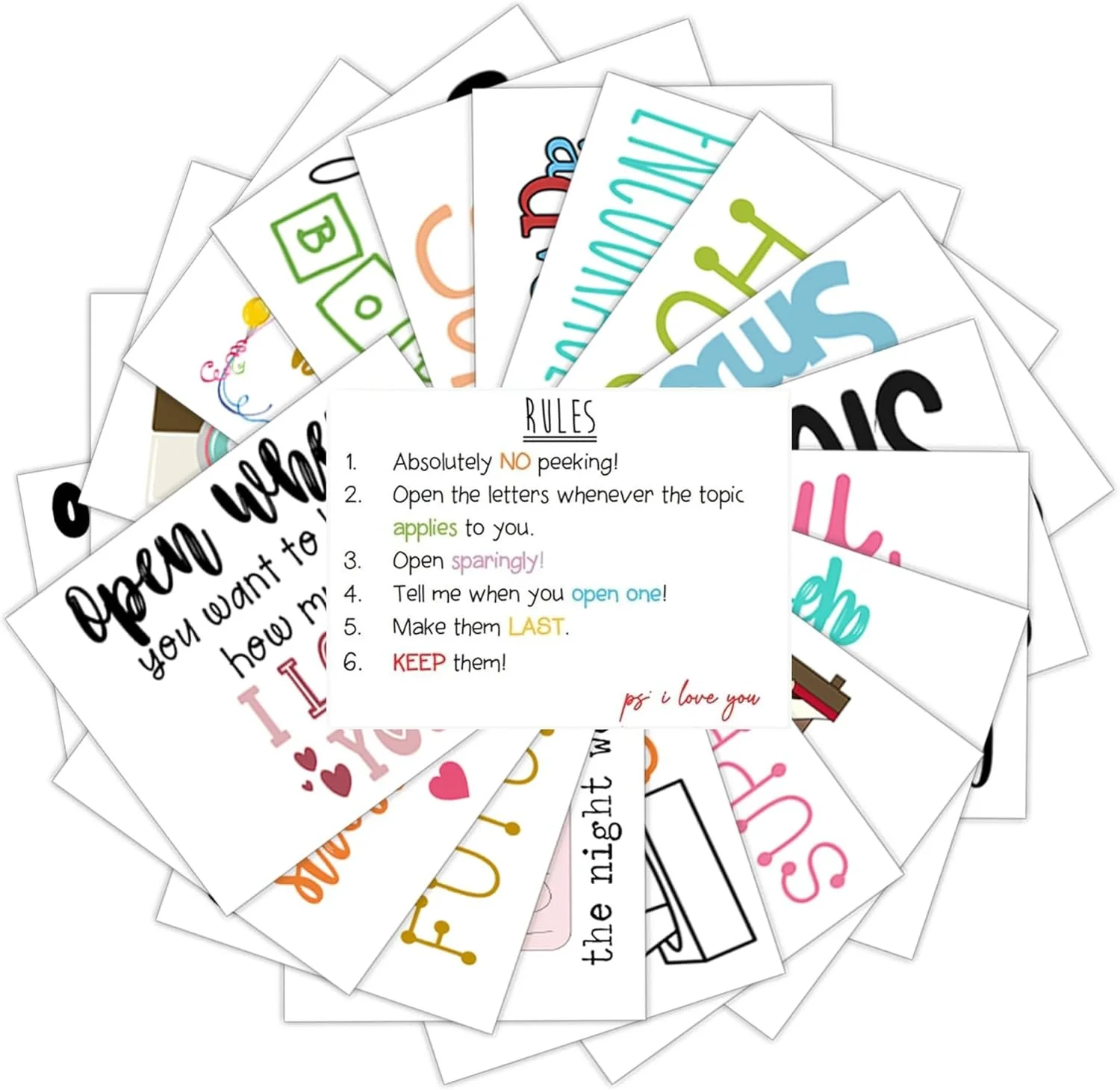 20 Pieces Open When Envelopes5.jpg
