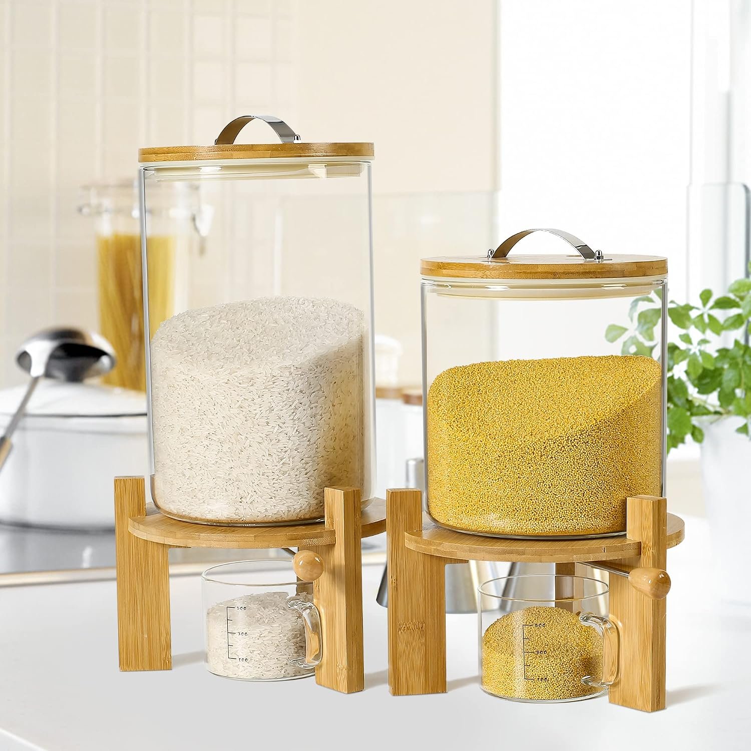 Glass Rice Dispenser for Small Pantry Organization1.jpg