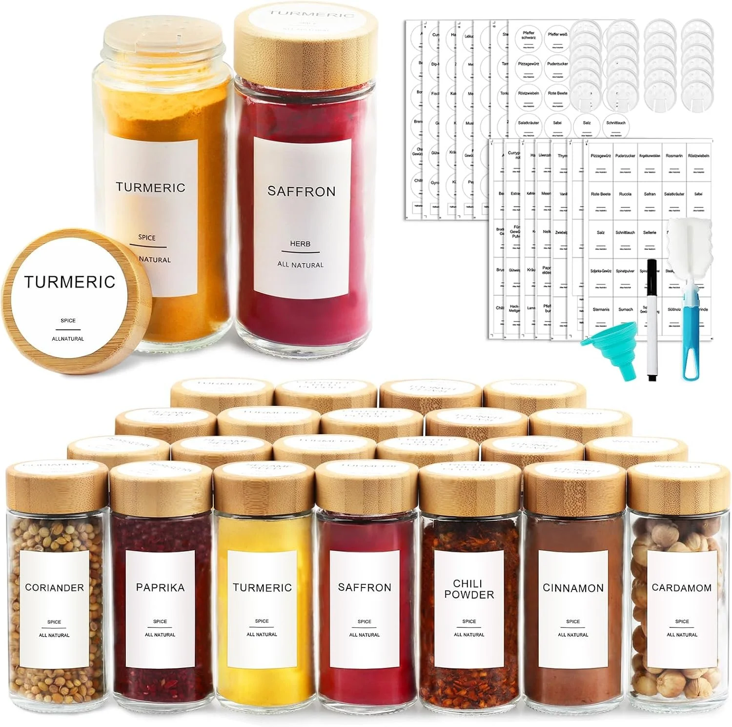 Glass Spice Jars with Labels for Pantry Organization.jpg