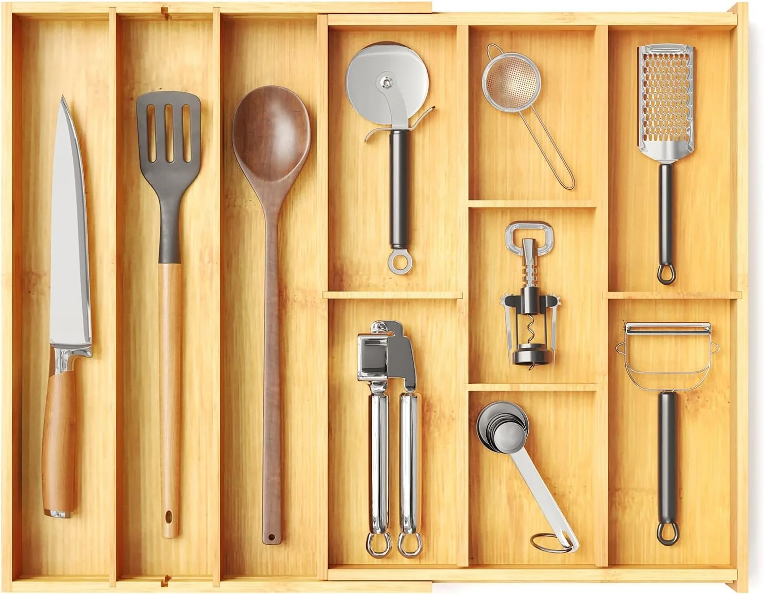 Expandable Bamboo Utensil Organizer for Small Kitchen Drawers .jpg