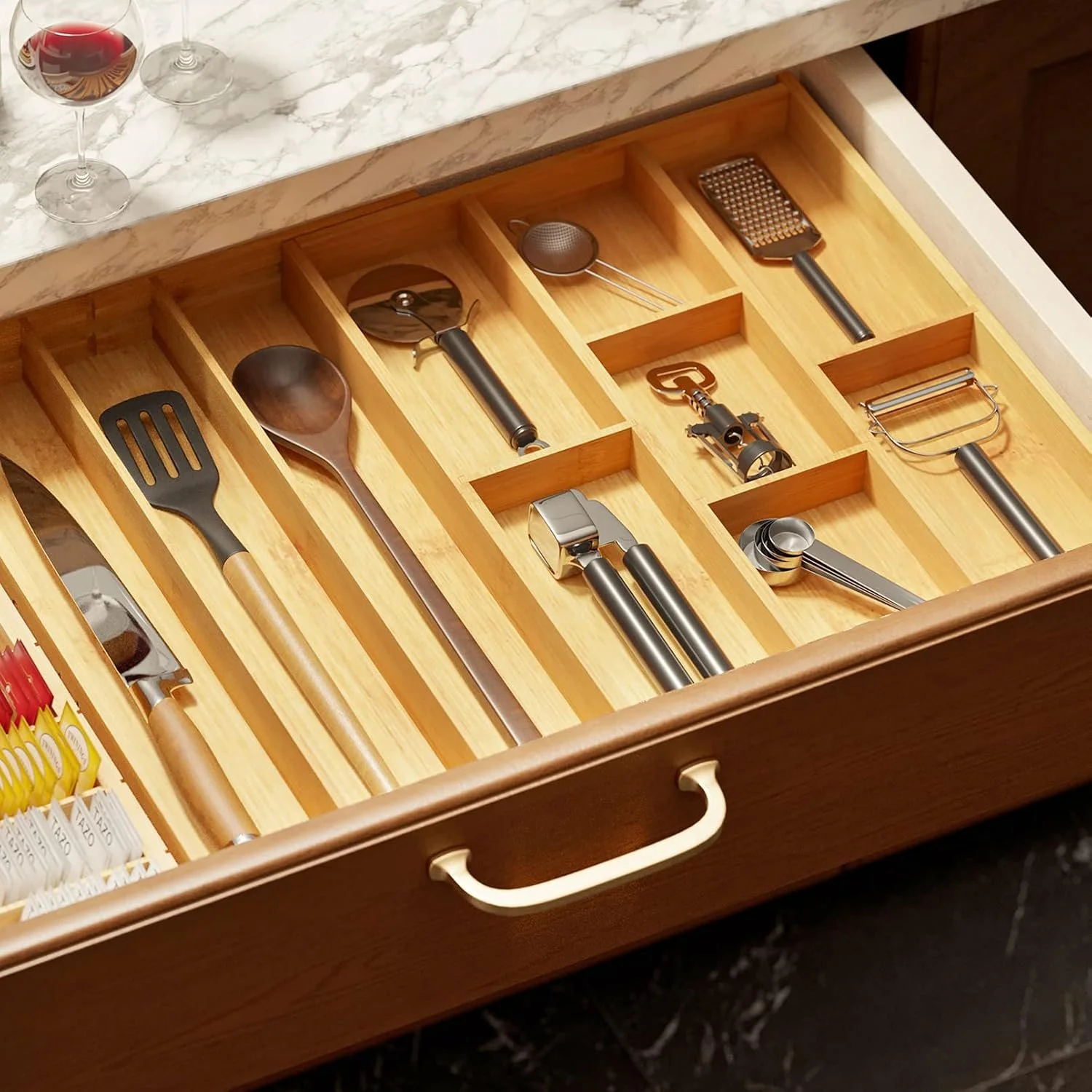 Expandable Bamboo Utensil Organizer for Small Kitchen Drawers 2.jpg