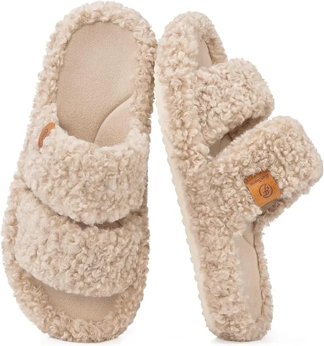  Open-toe Slippers Memory Foam, gifts for women 