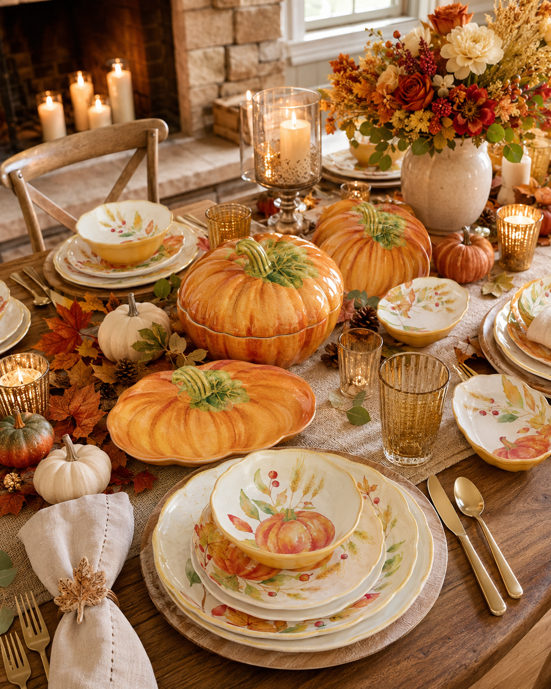 Fall harvest table setting by the fire.png
