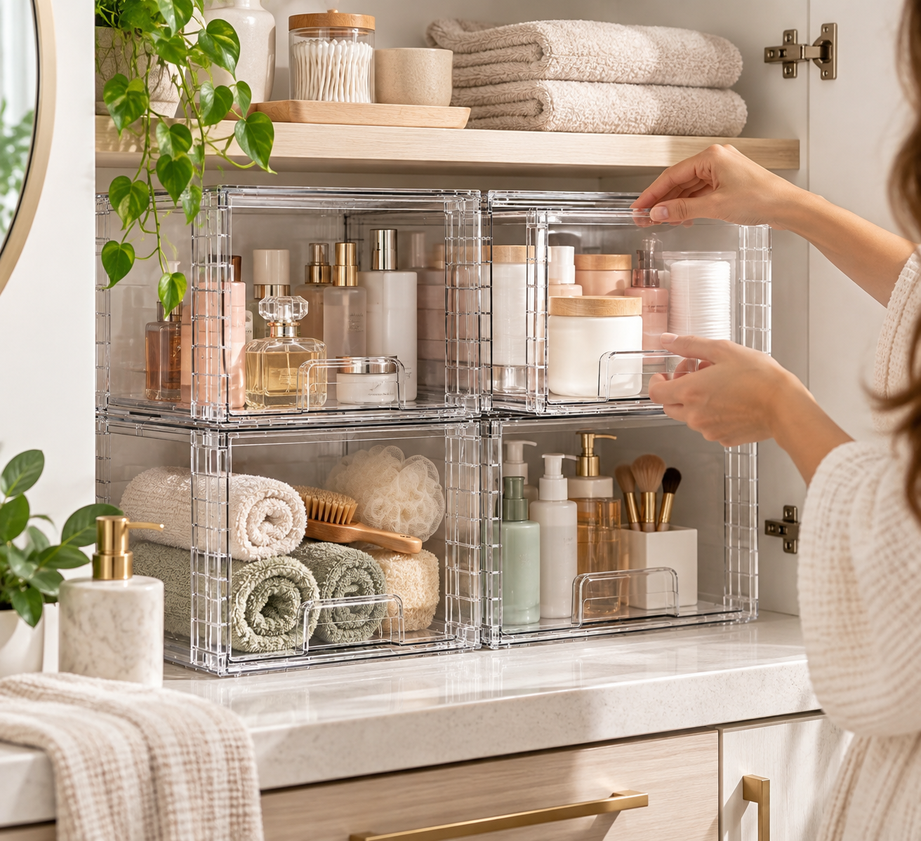 stackable storage drawers