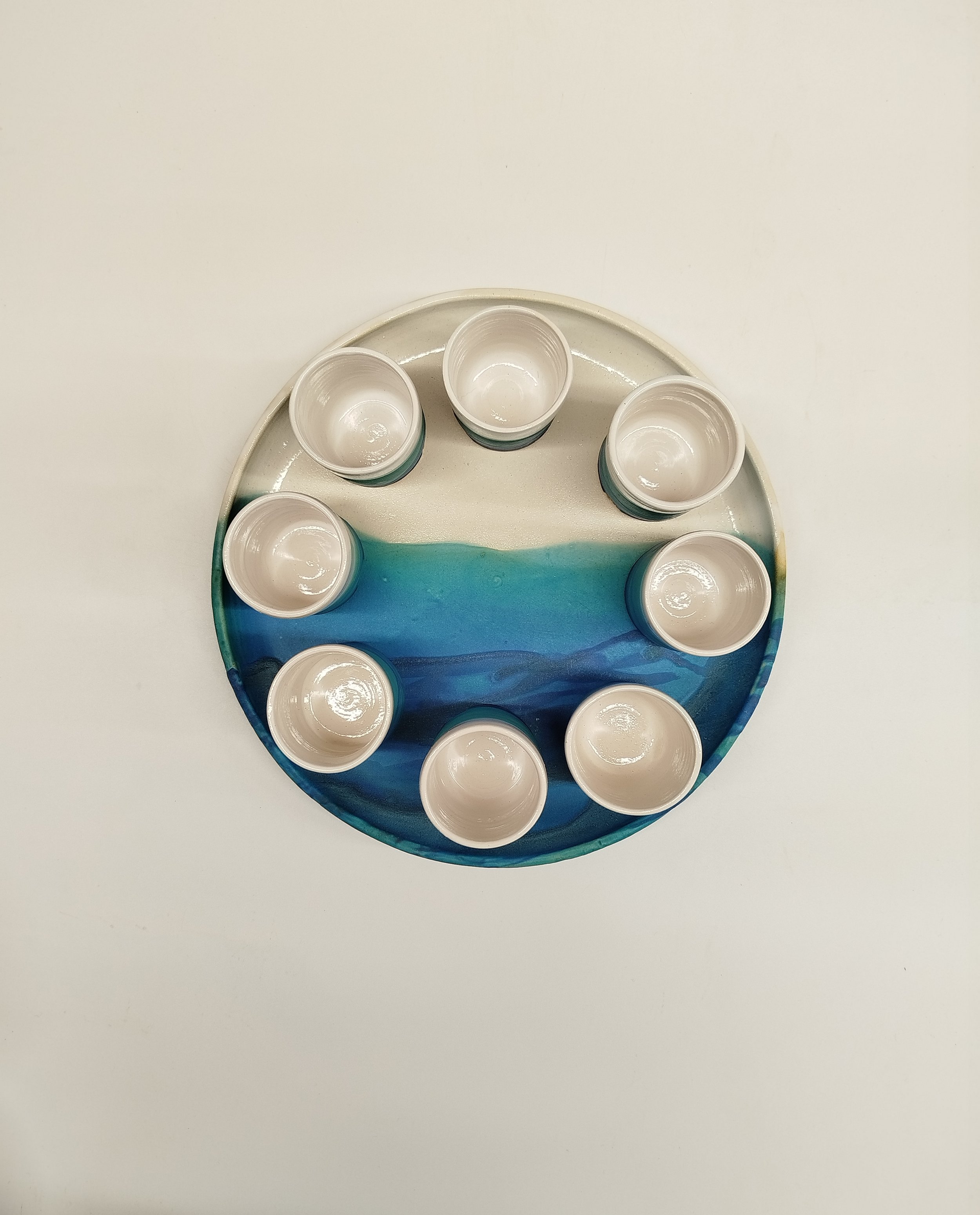Shot Glasses, on tray