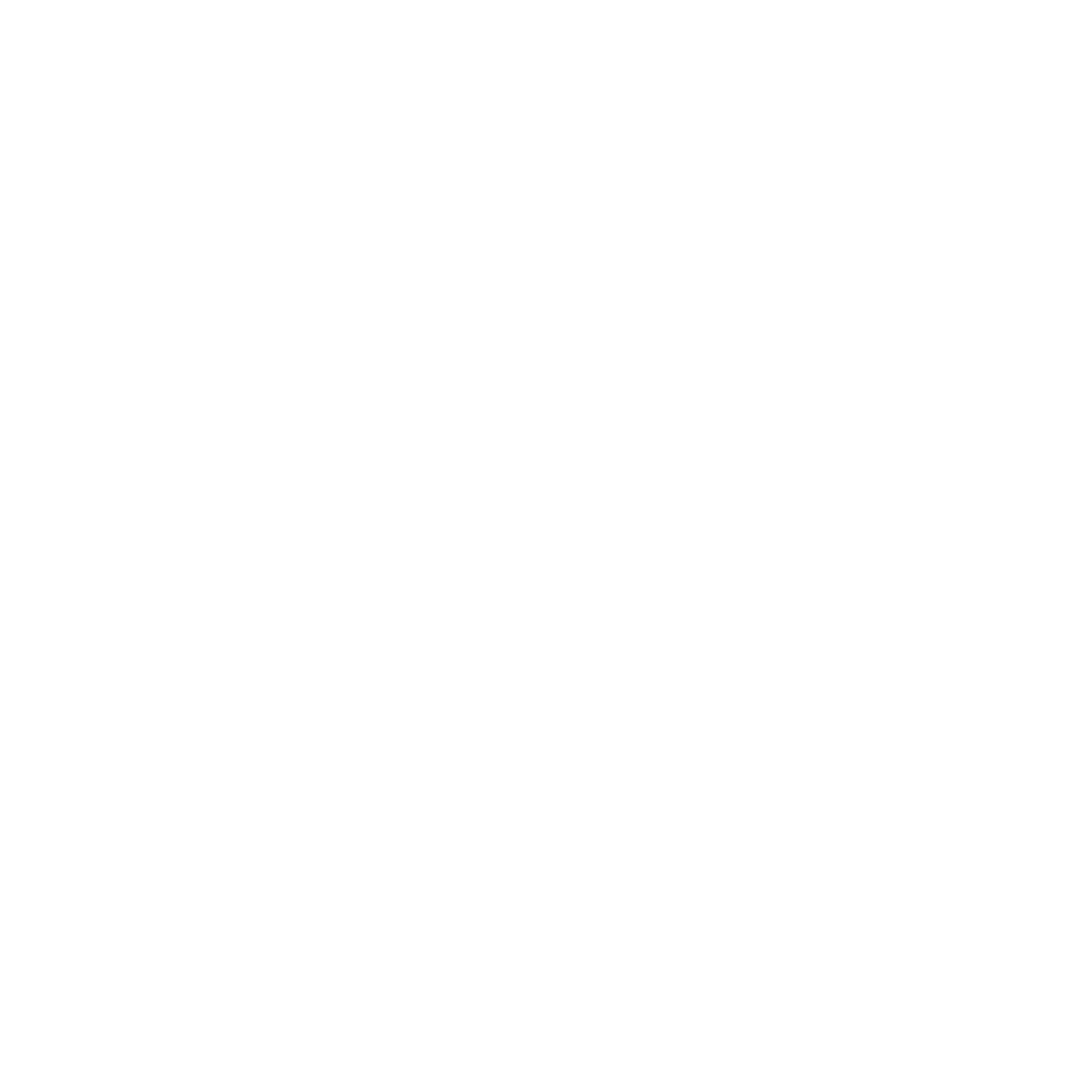 A black and white compass rose with cardinal directions: North, East, South, West.