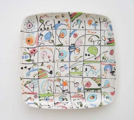 Square plate, 12 x 12 inches