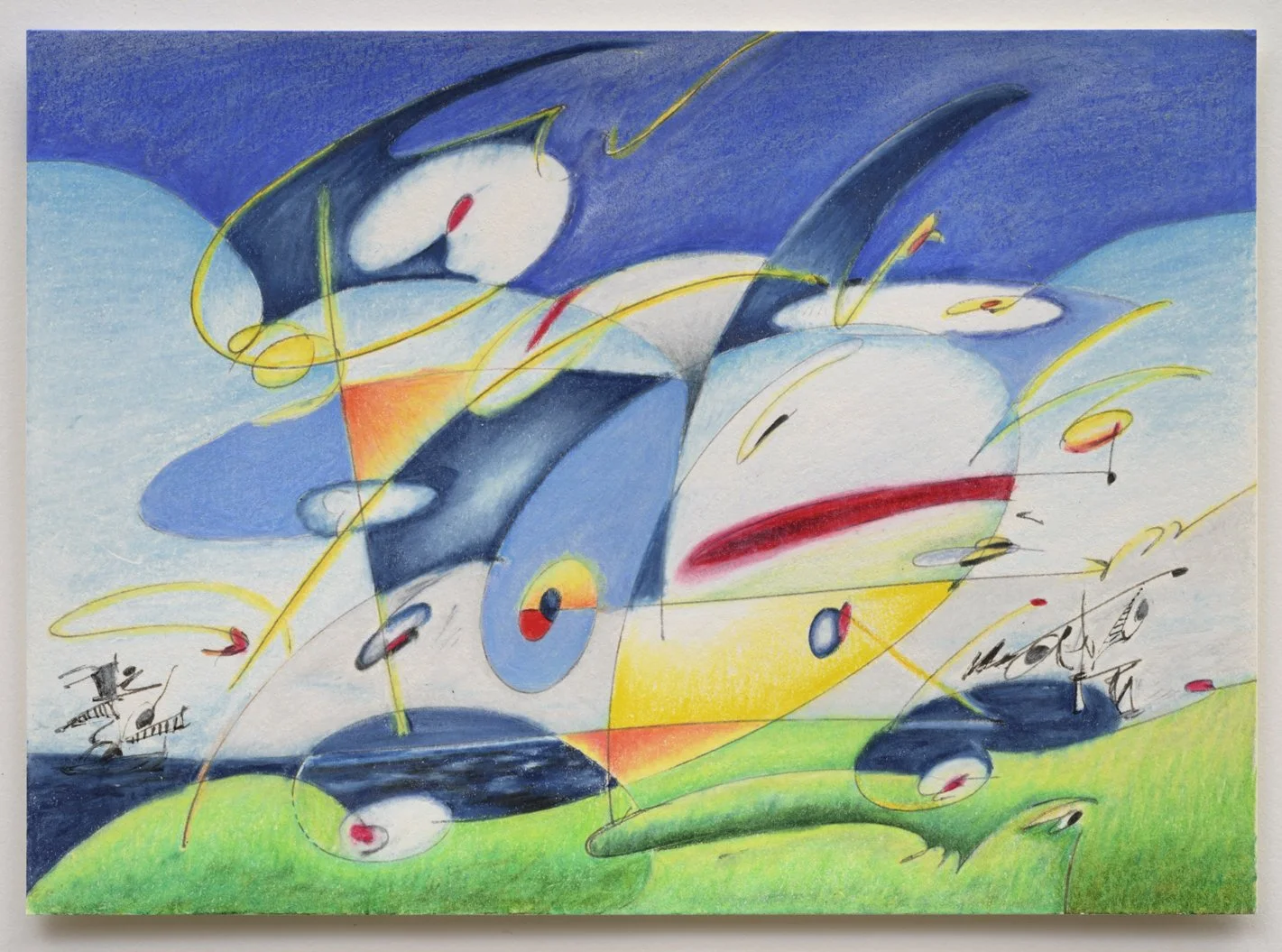 Sail Away, 2006, 
Colored pencil on paper, 9 x 12 inches