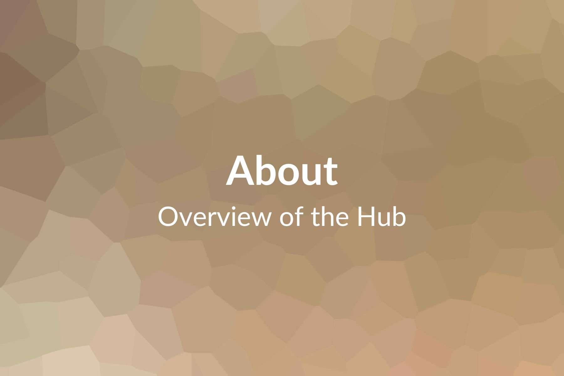 About - Overview of the Hub