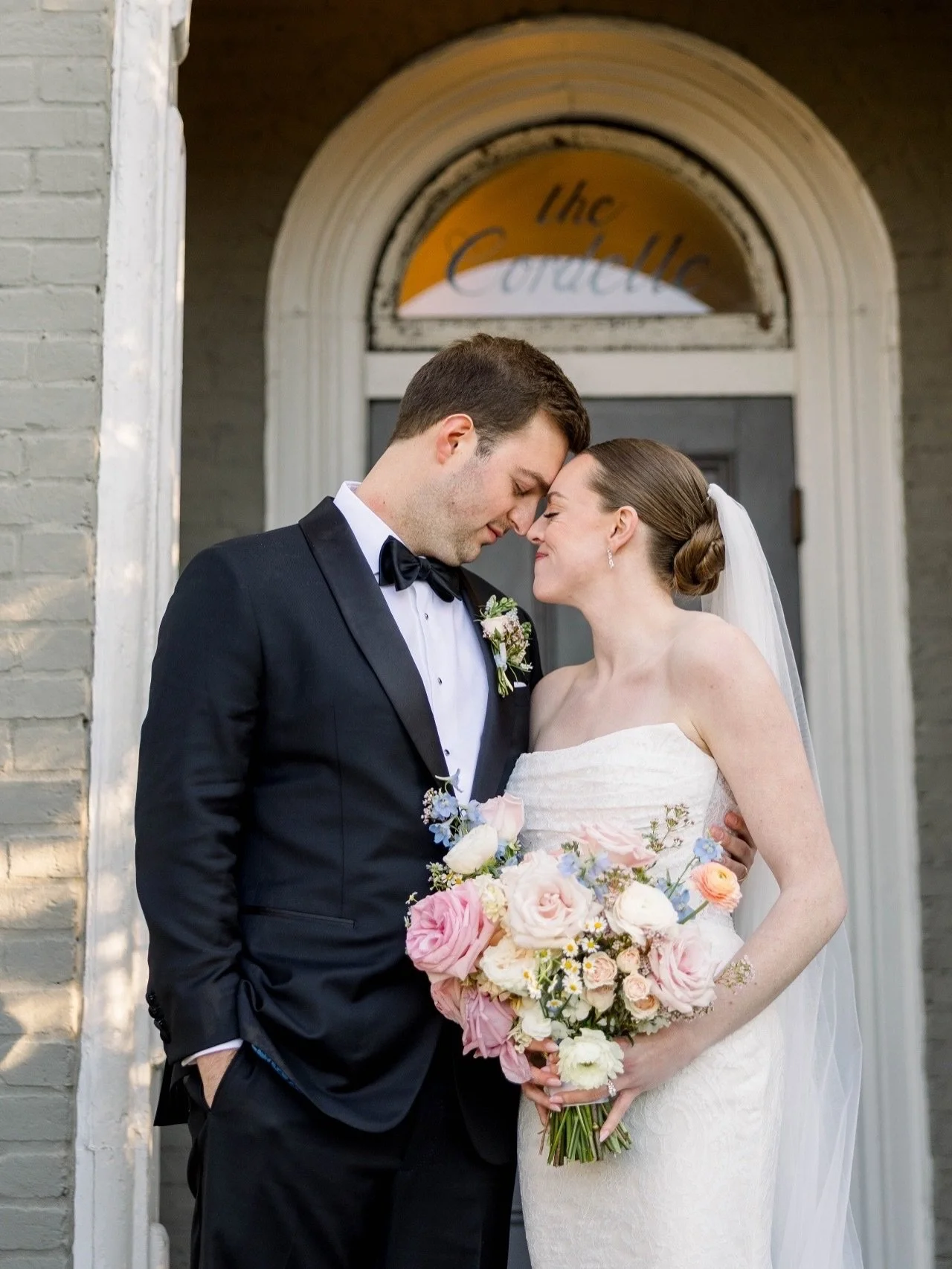 Newlyweds on @thecordelle steps, our favorite 🤩
⠀⠀⠀⠀⠀⠀⠀⠀⠀
Photo - @hannahdianephoto 
Planning - @katieocoordination 
Signage - @bellebeckdesigns 
Stationary - @ivoryisledesigns 
Venue - @thecordelle 
Bride - @maddybsmith__ 
⠀⠀⠀⠀⠀⠀⠀⠀⠀
Downtown Nashvi