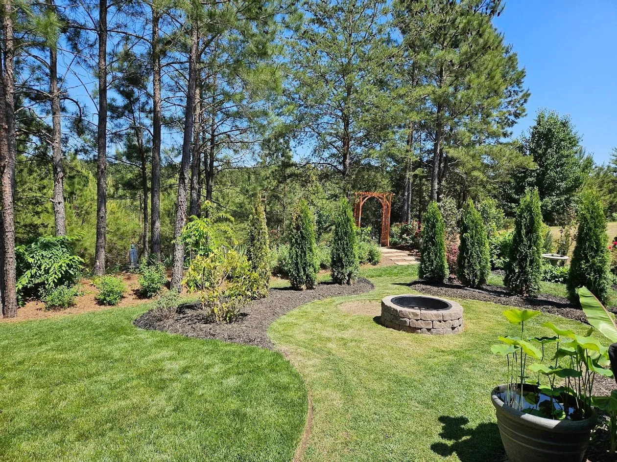 Added arborvitae for additional privacy screening 