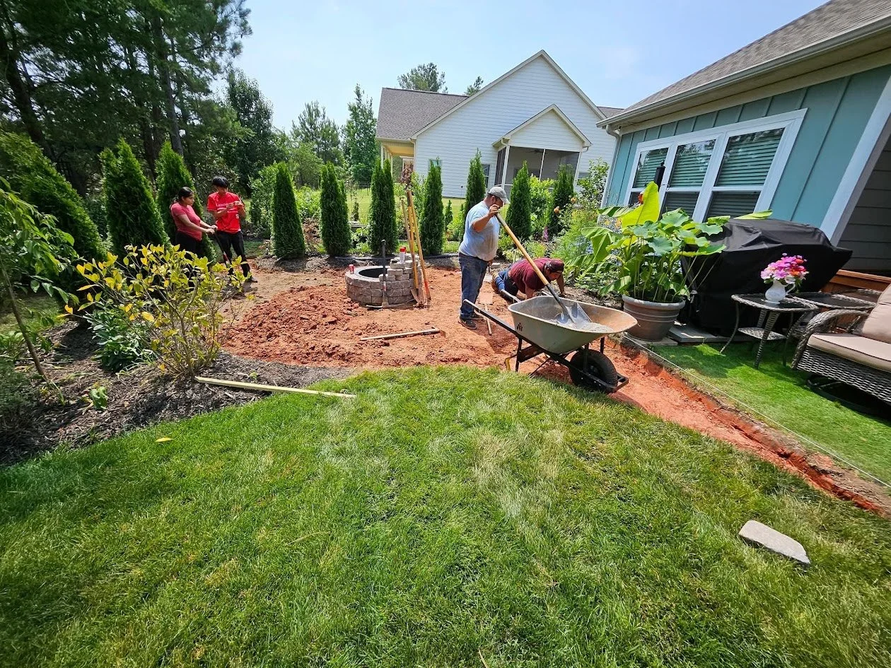 Gravel foundation