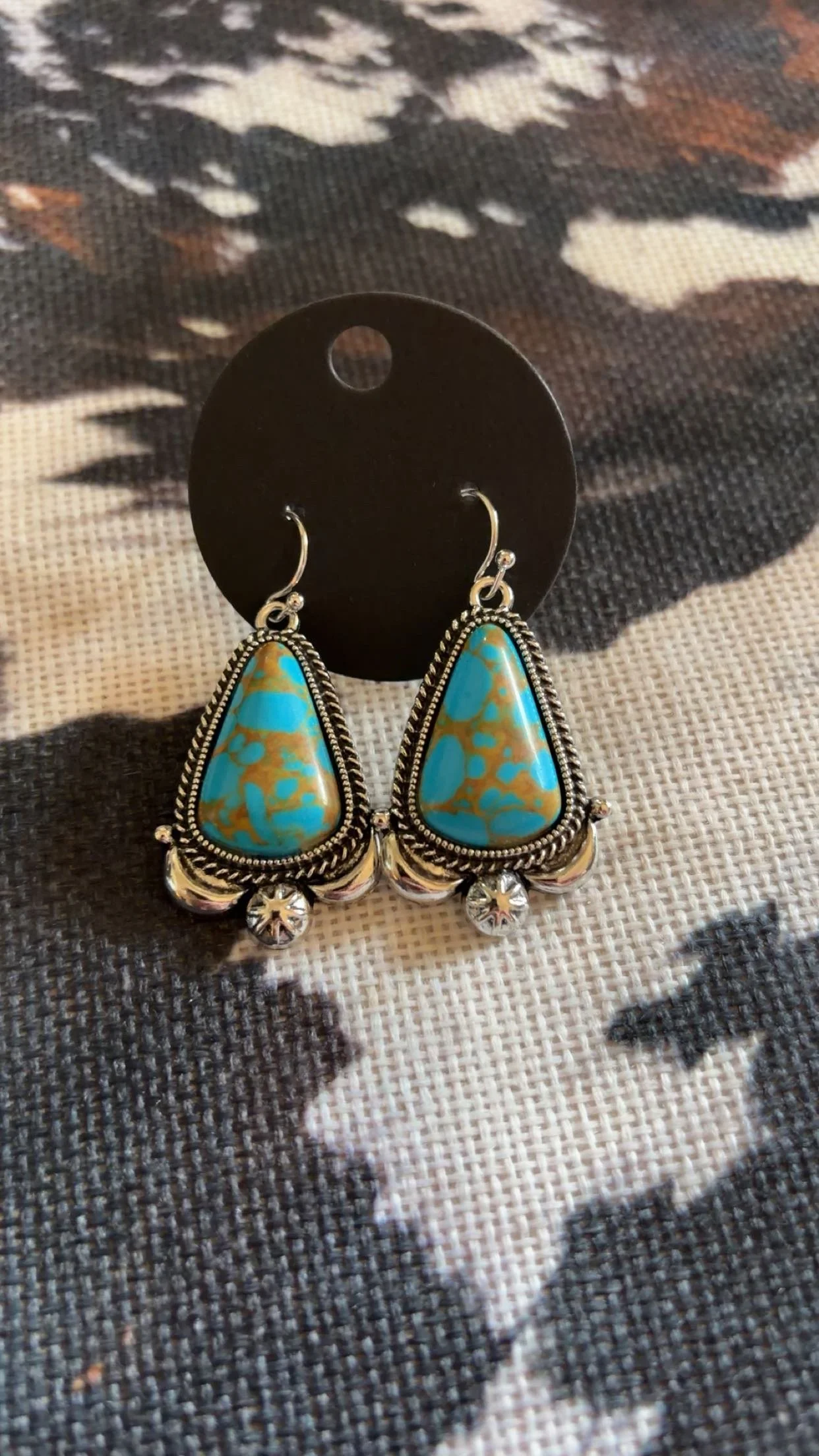 Turquoise Teardrop Dangles
