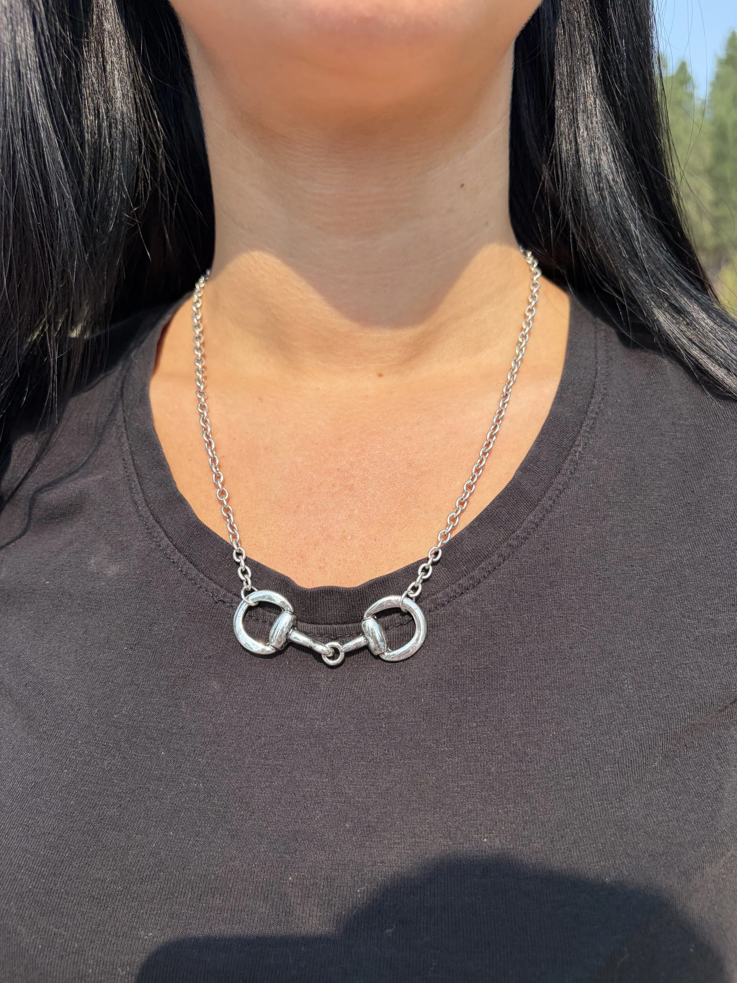 Vintage Horse Bit Necklace