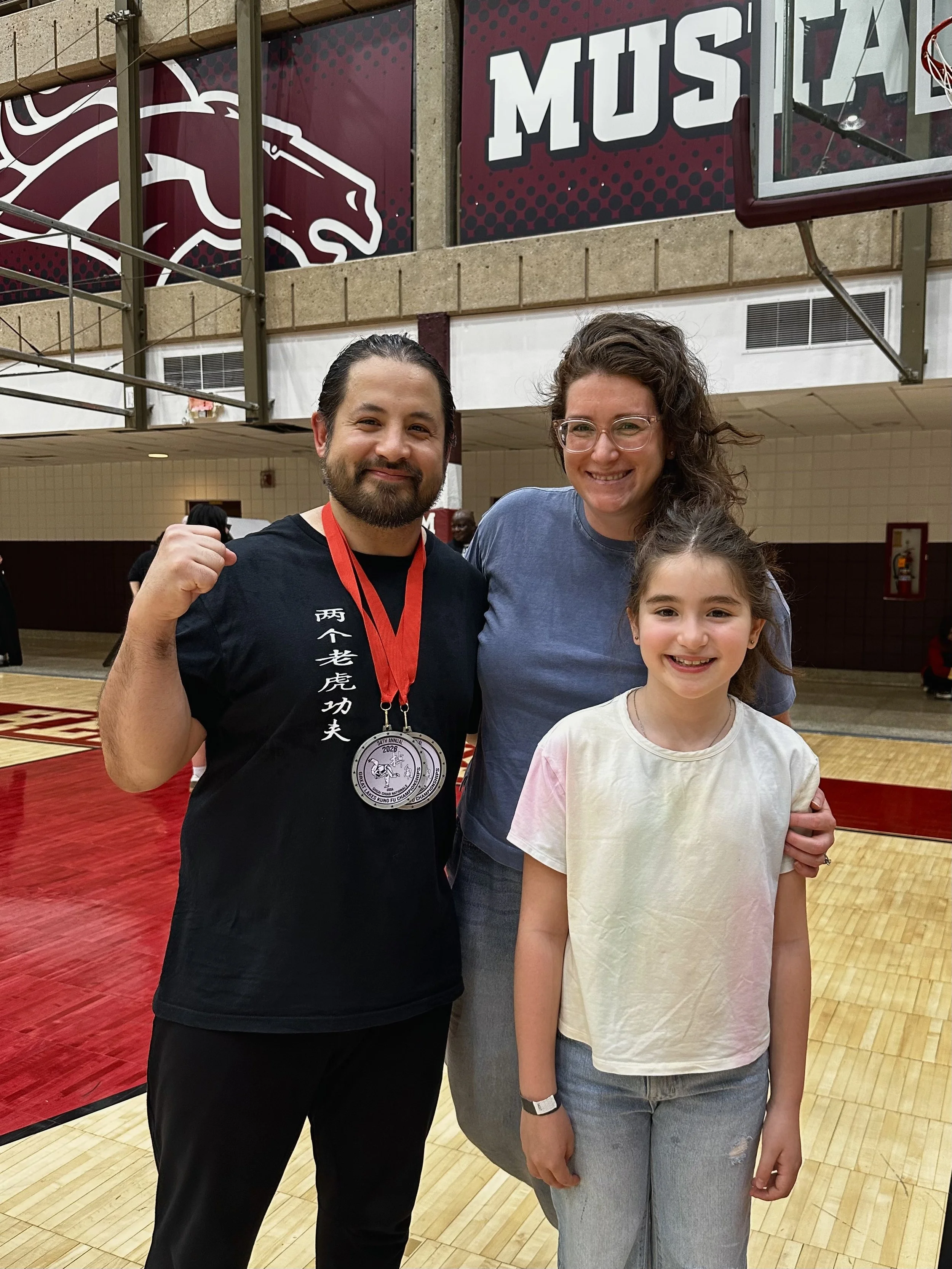 Yoshi after competing at the 2026 Great Lakes Kung Fu Tournament
