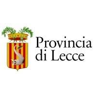 Logo della Provincia di Lecce con stemma e scritta 'Provincia di Lecce'.