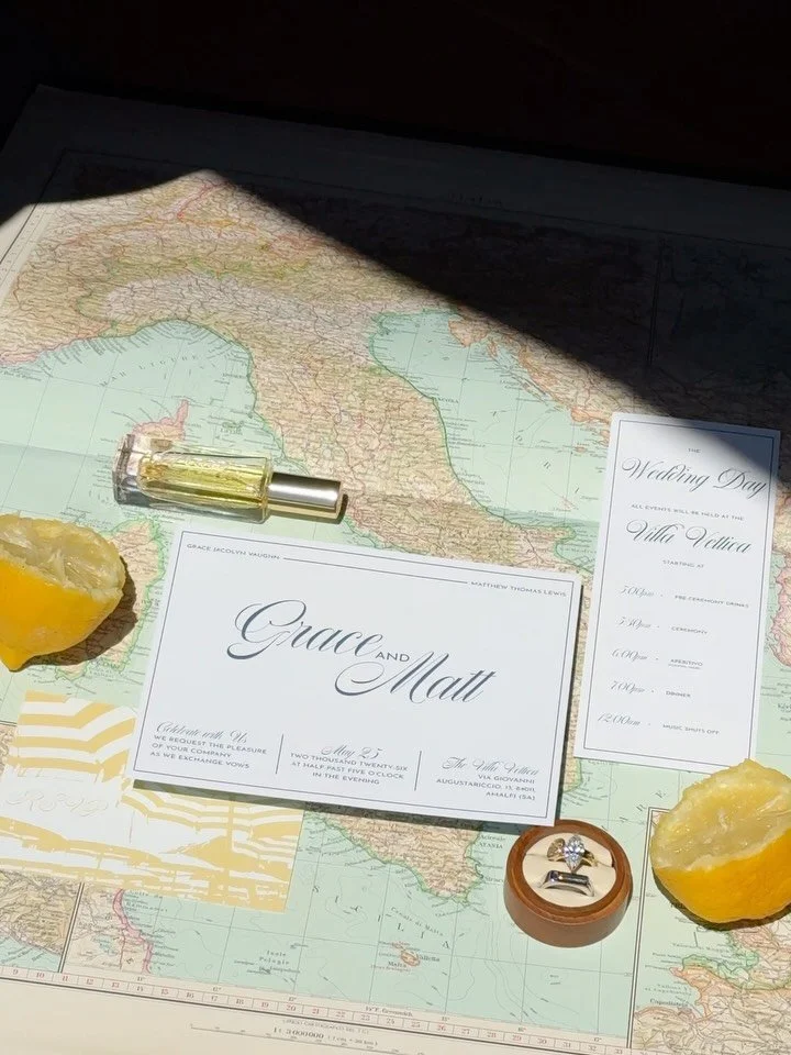 Matt and Grace had a magical vision for their Italian wedding and there are no words for how stunning this Amalfi Coast wedding was!! Matt &amp; Grace are truly surrounded by the best people and we will be dreaming of their wedding day forever!! 

Co