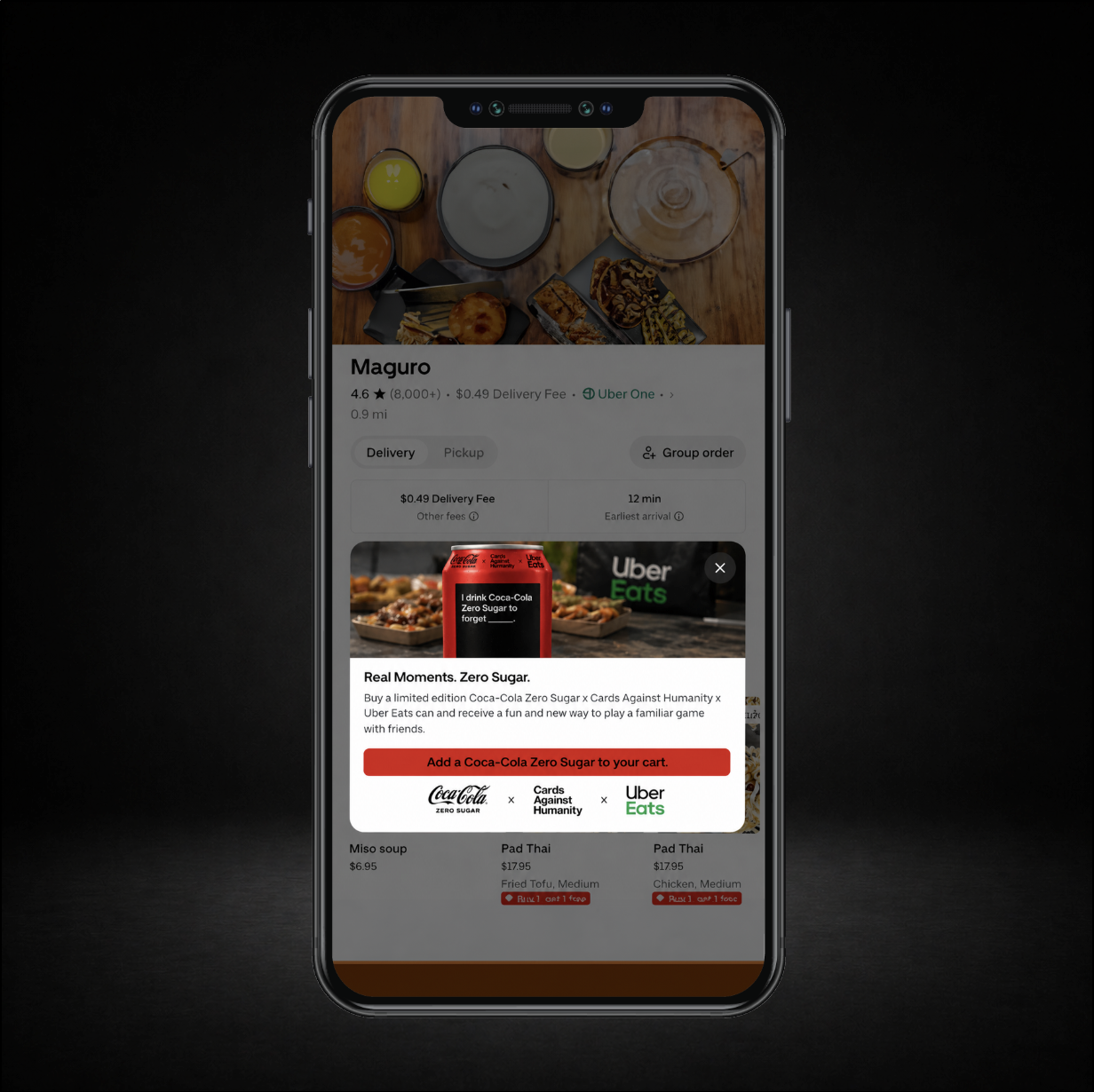 Uber Pop-up